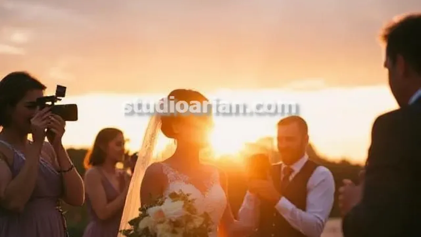 عکاسی عروسی در باغ در تبریز